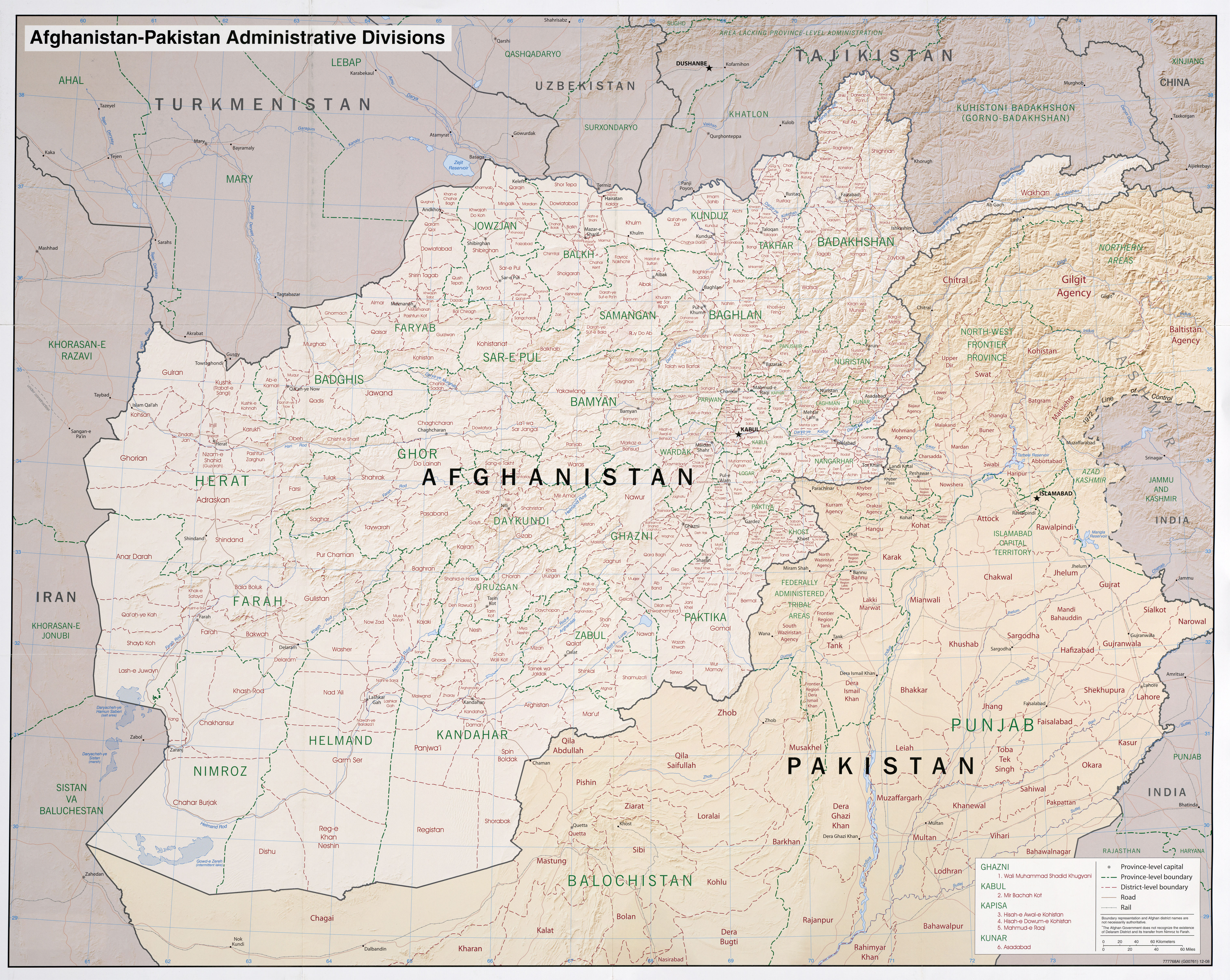 Afghanistan Landkarten Ecoi Net