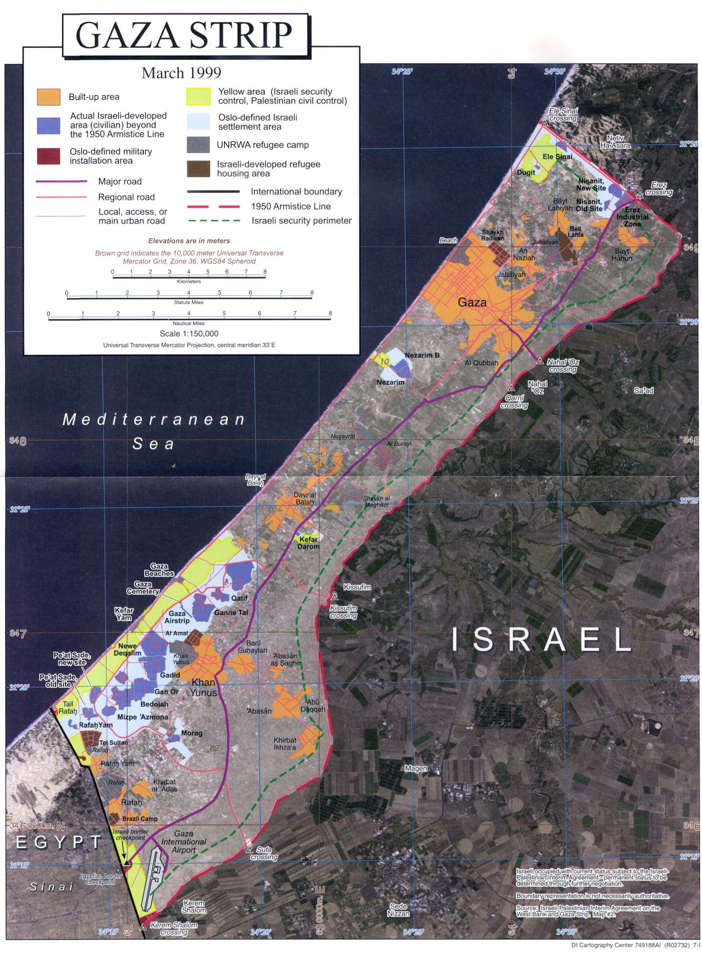 Gaza map