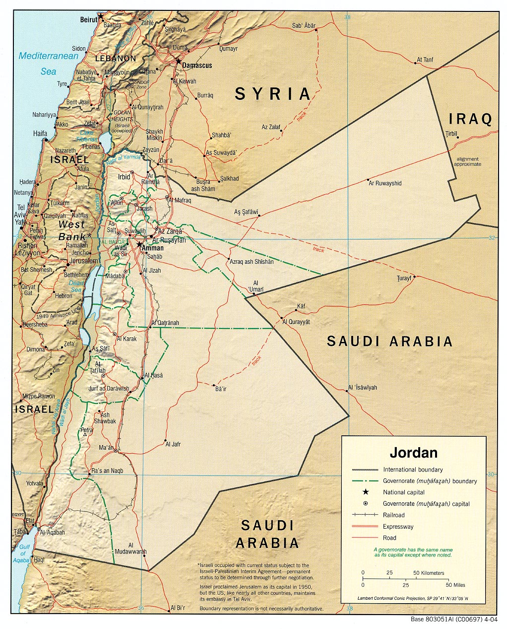 countries near jordan